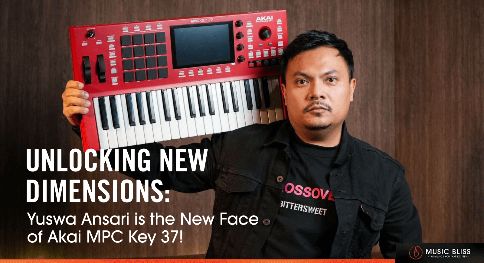 Unlocking New Dimensions: Yuswa Ansari is the New Face of Akai MPC Key 37!