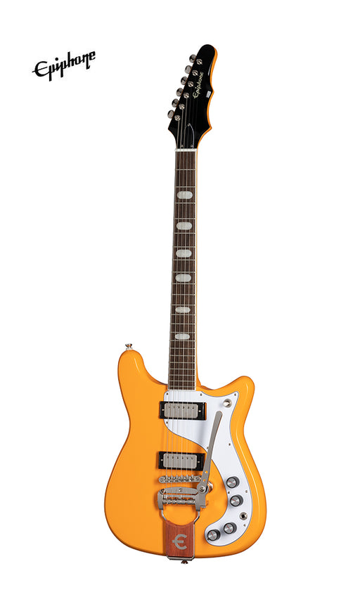 Epiphone 150th Anniversary Crestwood Custom Electric Guitar, Case Included - California Coral - Music Bliss Malaysia