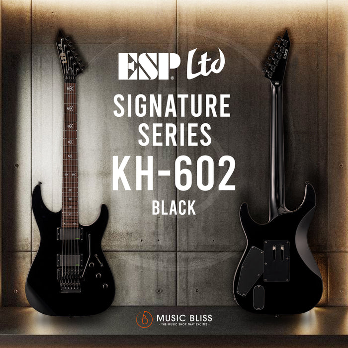 ESP LTD KH-602 Kirk Hammett Signature Electric Guitar with Hardcase - Black
