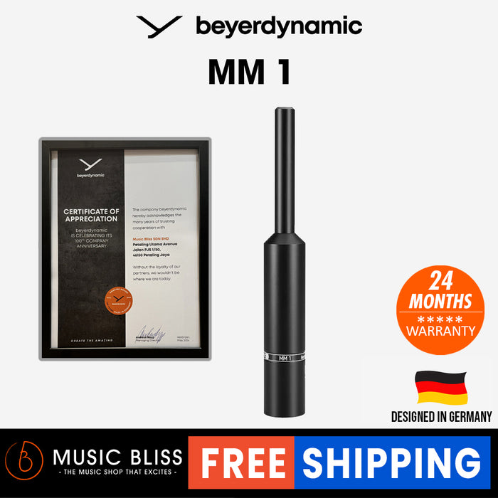 Beyerdynamic MM-1 Omnidirectional Condenser Measurement Microphone with Linear Frequency Response