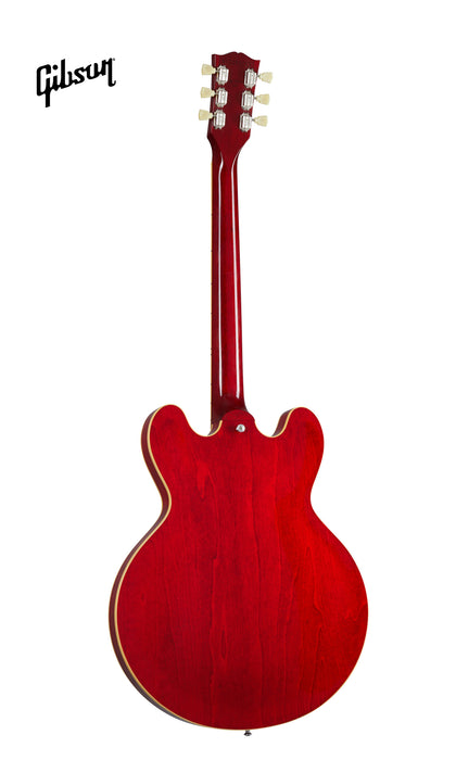 GIBSON ES-335 LEFT-HANDED SEMI-HOLLOWBODY ELECTRIC GUITAR - 60S CHERRY - Music Bliss Malaysia