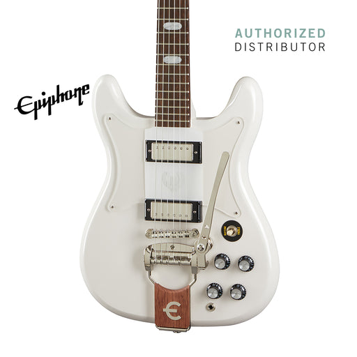 Epiphone Crestwood Custom (Tremotone) Electric Guitar - Polaris White - Music Bliss Malaysia