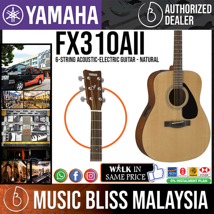 Yamaha FX310A II Acoustic-Electric Guitar with Pickup (FX310AII) - Music Bliss Malaysia