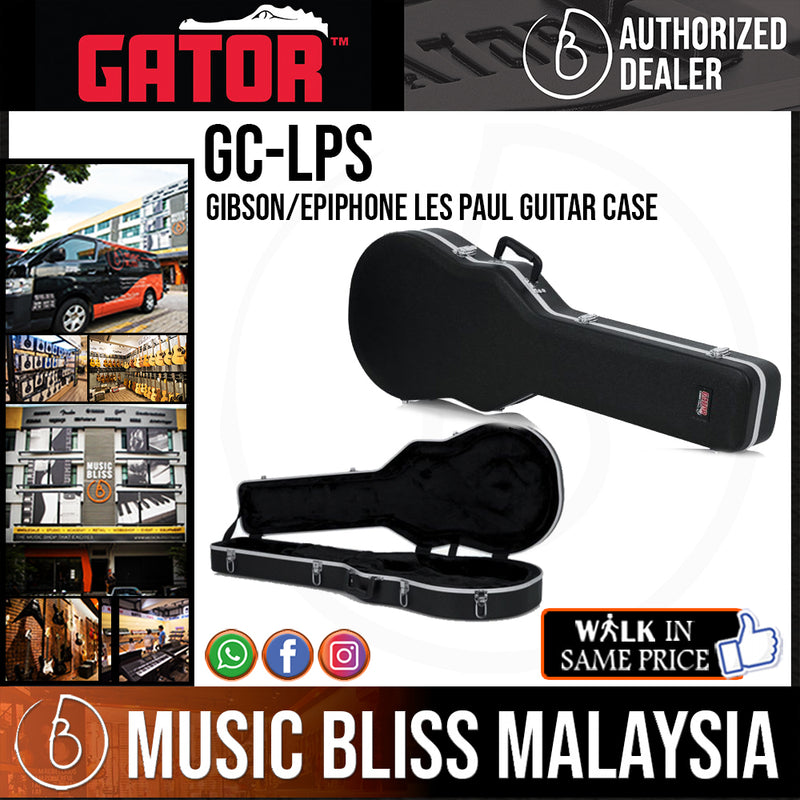 Gator GC-LPS Gibson/Epiphone Les Paul Guitar Case - Music Bliss Malaysia
