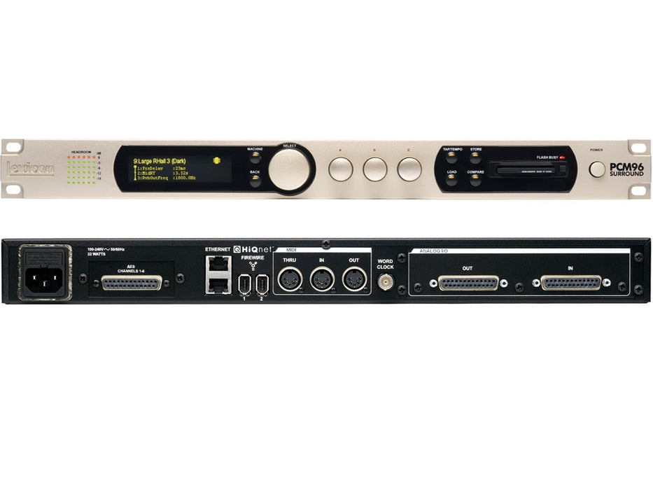 Lexicon PCM96 Surround Multi-channel Reverb/Effects Processor with Analog and Digital I/O (PCM-96) - Music Bliss Malaysia