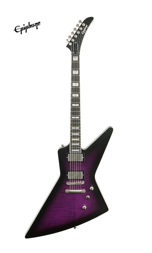 Epiphone Extura Prophecy Electric Guitar - Purple Tiger Aged Gloss - Music Bliss Malaysia