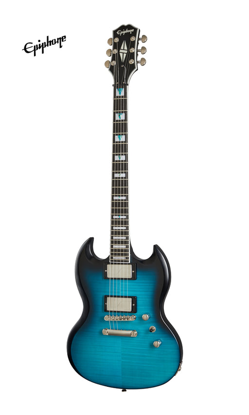 Epiphone SG Prophecy Electric Guitar - Blue Tiger Aged Gloss - Music Bliss Malaysia