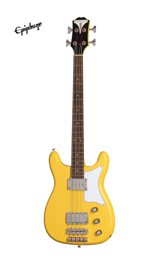 Epiphone Newport Electric Bass Guitar - Sunset Yellow - Music Bliss Malaysia