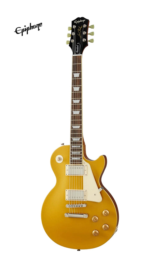 Epiphone Les Paul Standard 50s Electric Guitar - Metallic Gold - Music Bliss Malaysia