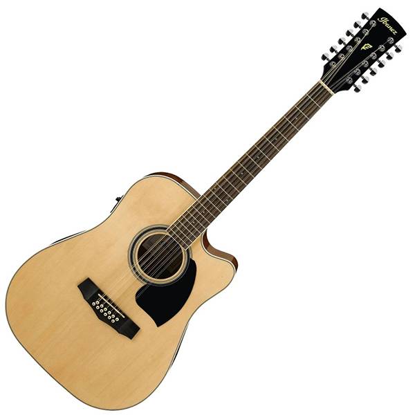 Ibanez PF1512ECE 12-String Acoustic Guitar - Natural High Gloss - Music Bliss Malaysia