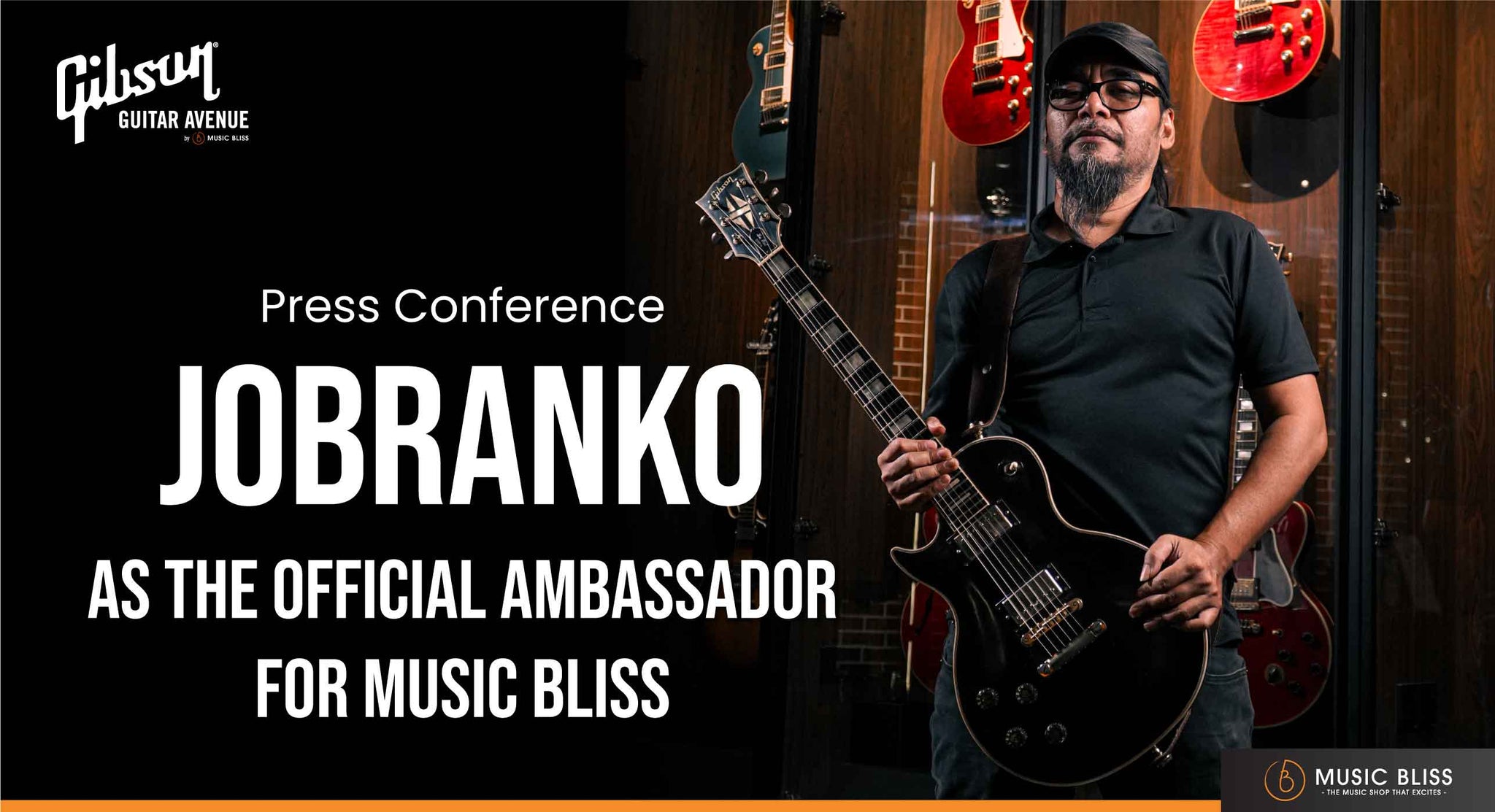 Music Bliss Welcomes Jobranko as First Malaysian Ambassador for Gibson Guitar Avenue by Music Bliss!