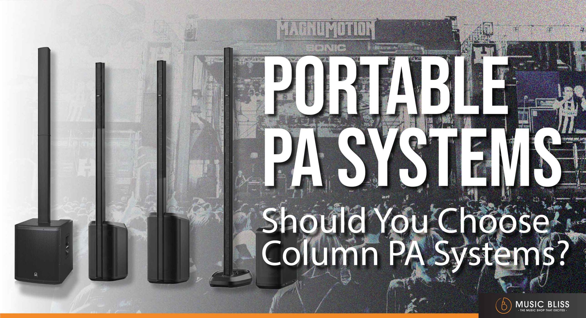 Compact Portable PA Systems - Should You Choose Column PA System?