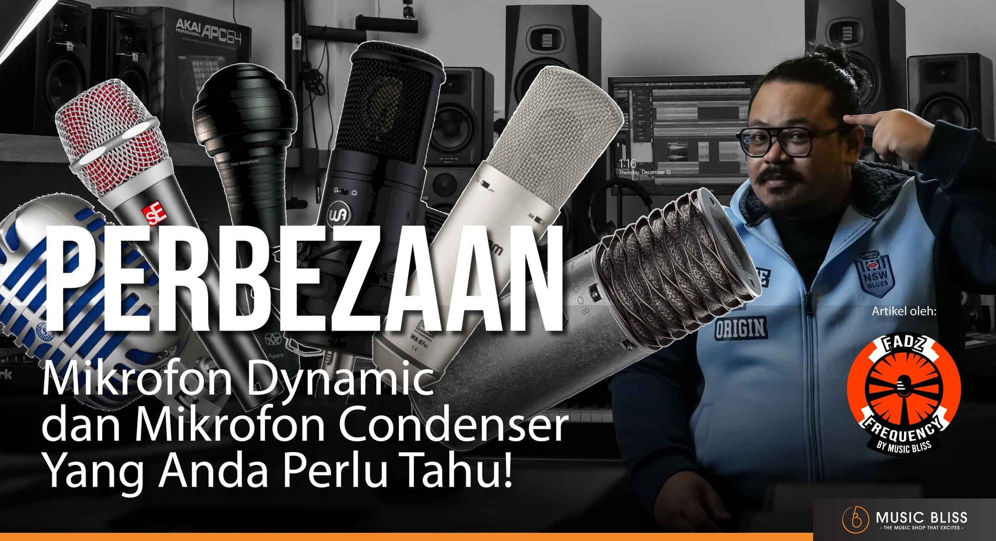 Perbezaan Mikrofon Dynamic dan Mikrofon Condenser Yang Anda Perlu Tahu!
