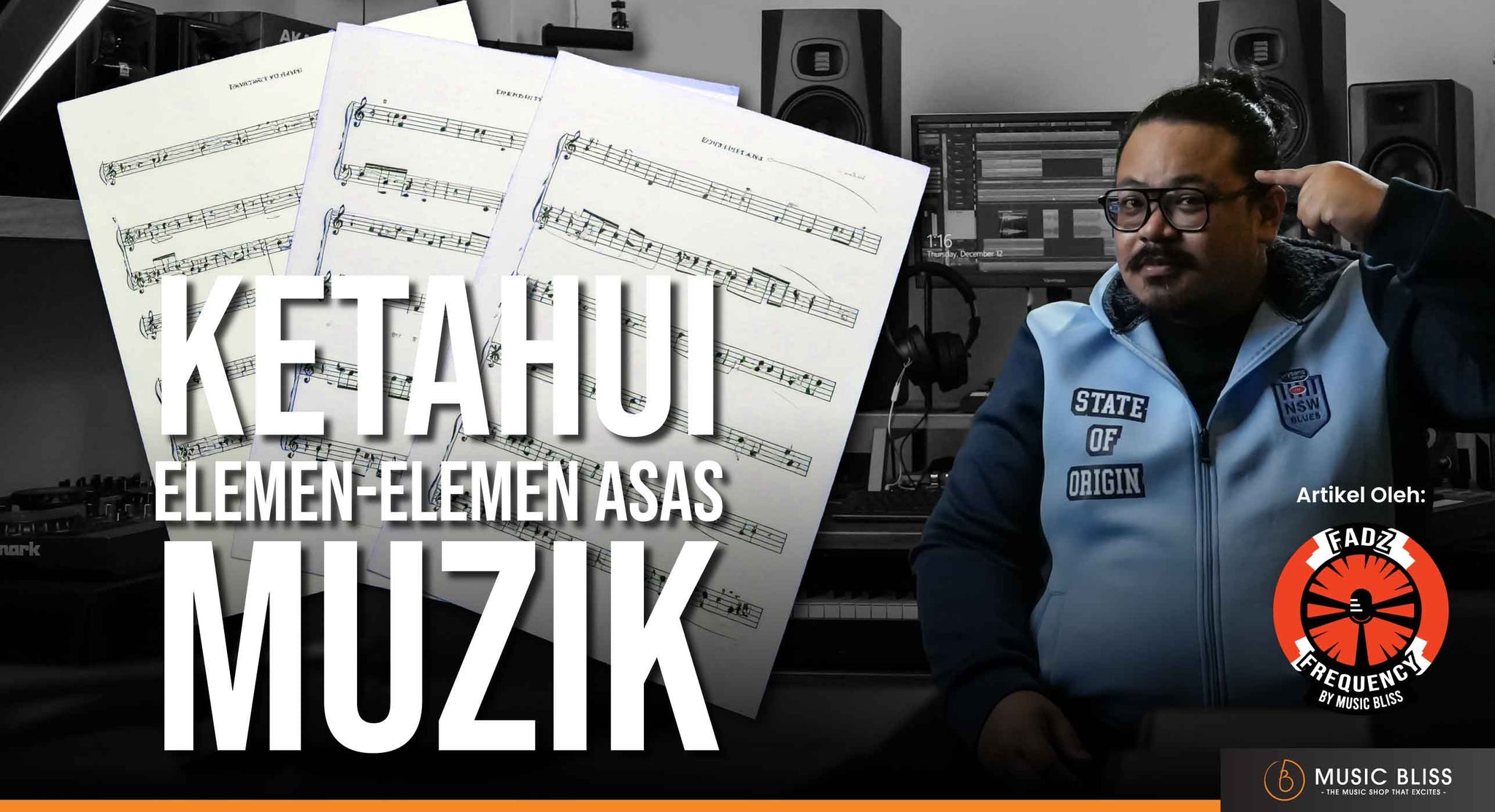 Ketahui Elemen-Elemen Asas Muzik