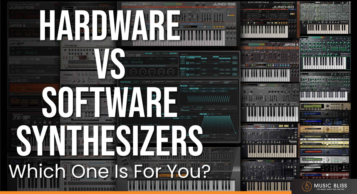 Hardware synthesizers versus software synthesizers