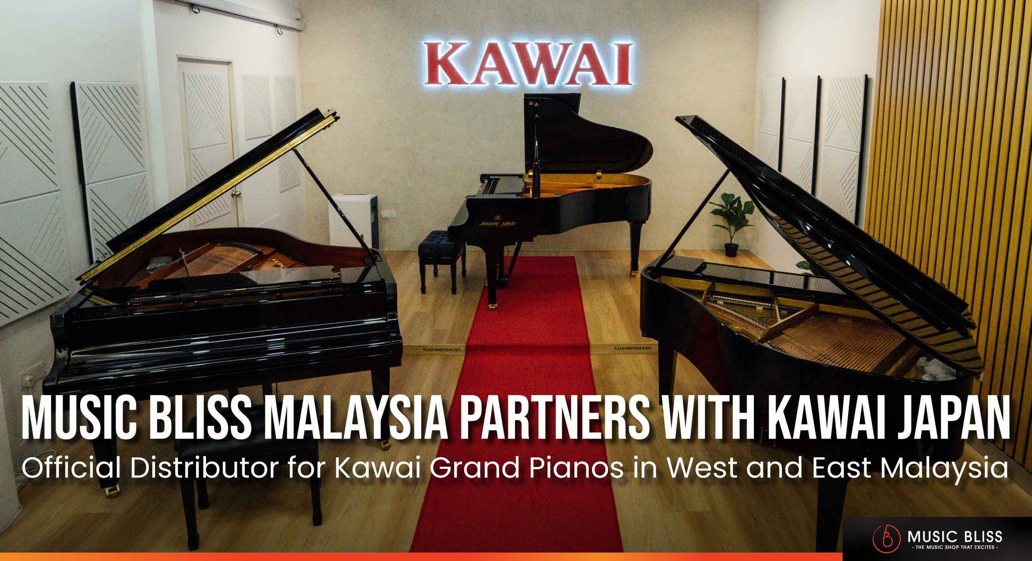 Music Bliss Malaysia Partners with Kawai Japan: Official Distributor for Kawai Grand Pianos in West and East Malaysia