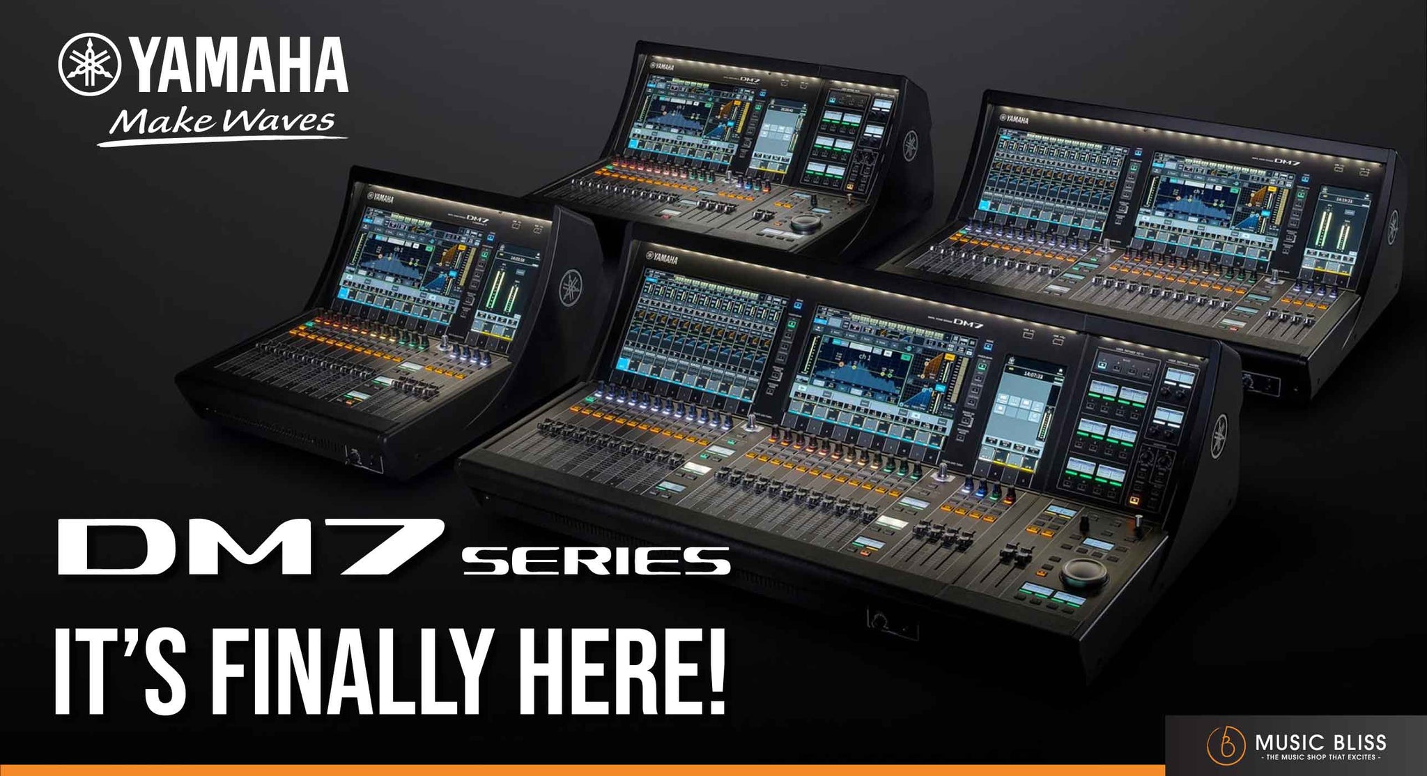 Finally It's Here! Introducing The New Yamaha DM7 Digital Mixers!