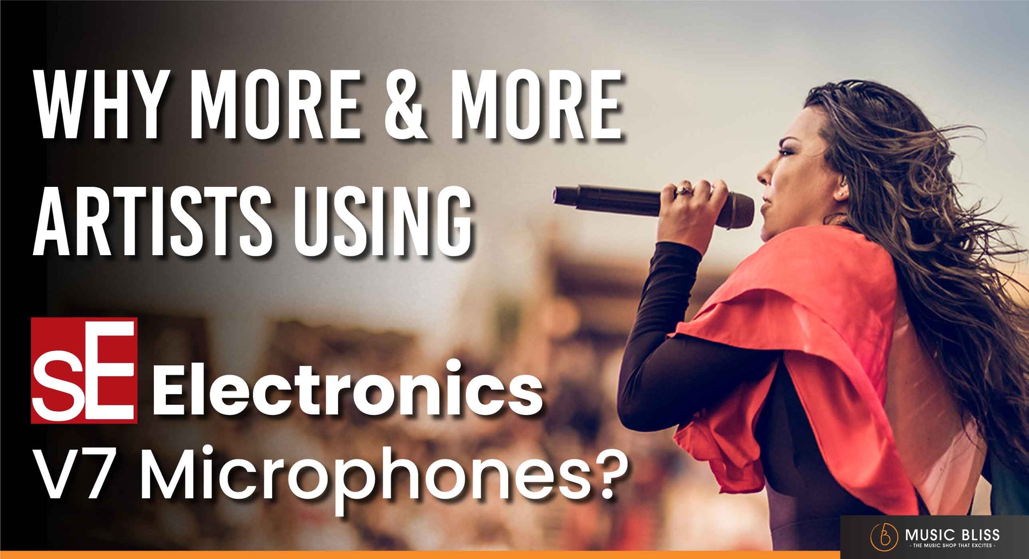 Why More and More Artists Use sE Electronics V7 Dynamic Handheld Microphone?