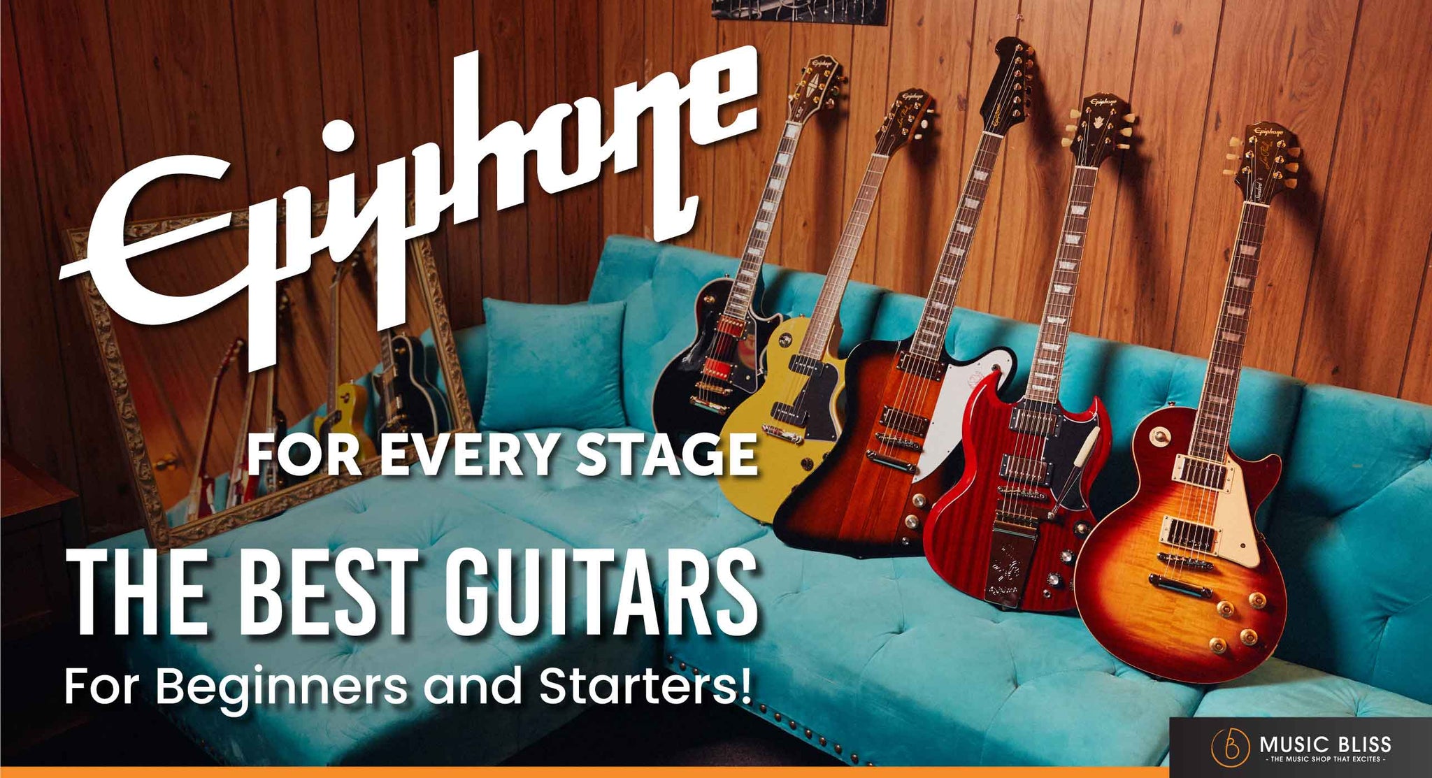 Best Guitars For Beginners and Starters From Epiphone Guitars!