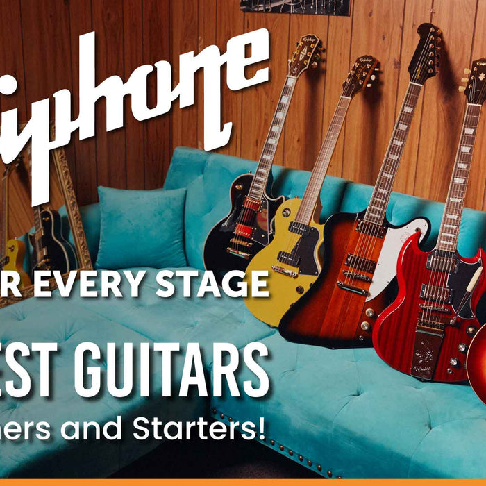 Best Guitars For Beginners and Starters From Epiphone Guitars!