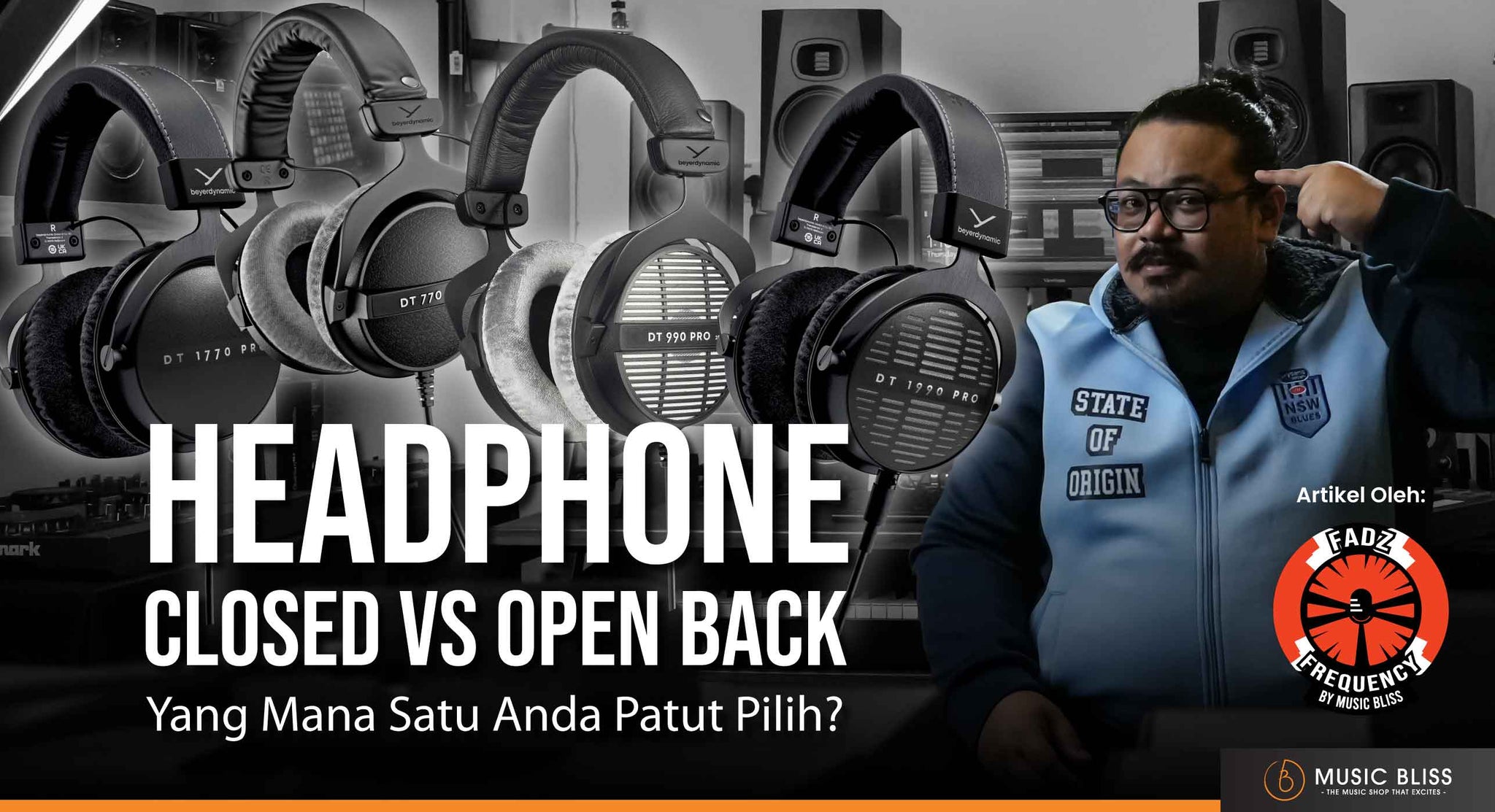 Headphone Open-Back dan Closed-Back: Yang Mana Satu Anda Patut Pilih?