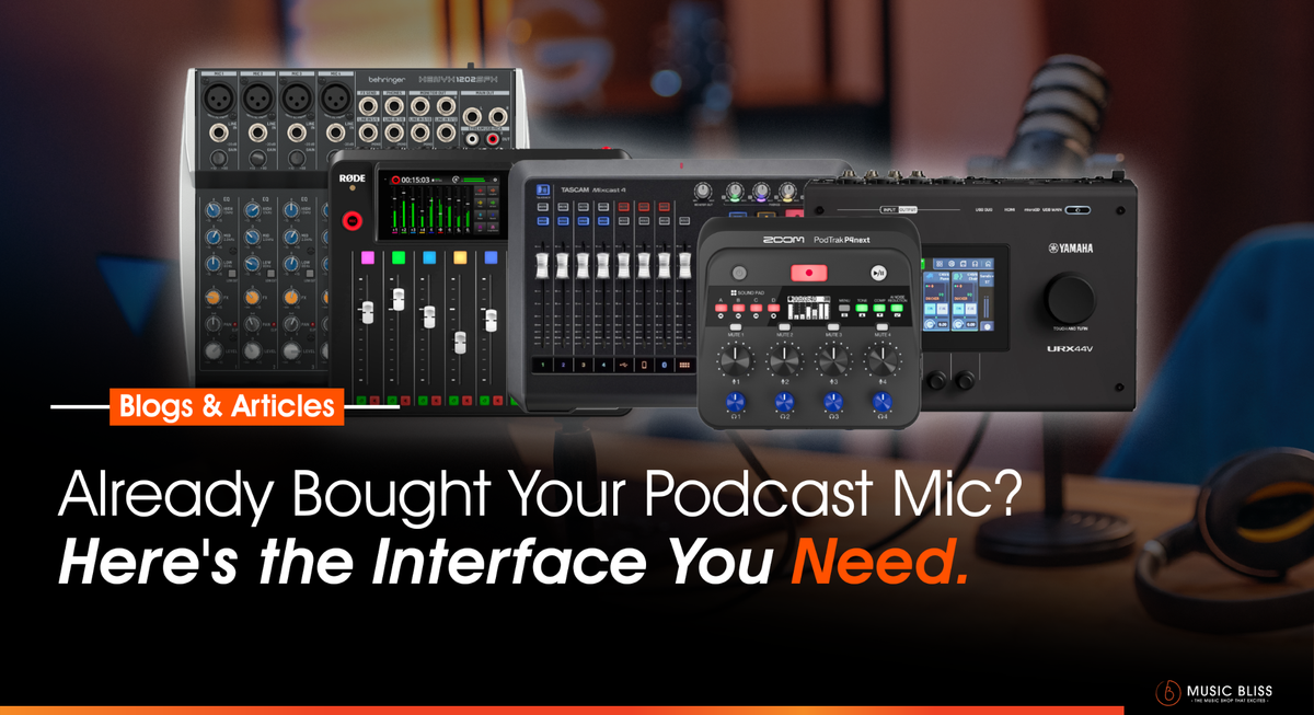 Already Bought Your Podcast Mic? Here's the Interface You Need