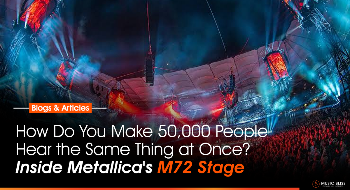 How Do You Make 50,000 People Hear the Same Thing at Once? Inside Metallica's M72 Stage