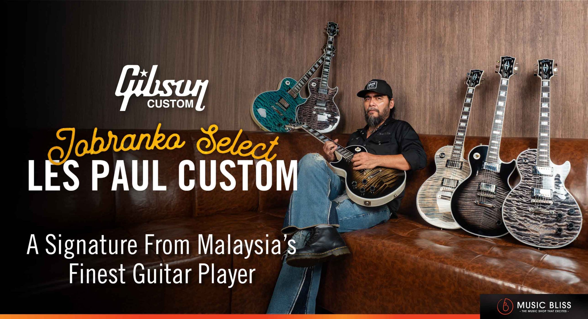 Introducing JoBranko Gibson Les Paul Custom Select: A Signature From Malaysia’s Finest Guitar Player