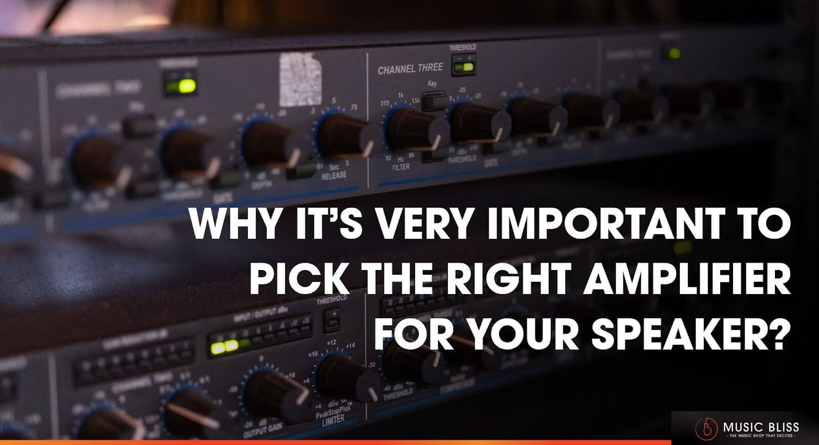 Why is Choosing The Right Power Amp Very Important For Your Speakers? (Pro Audio)