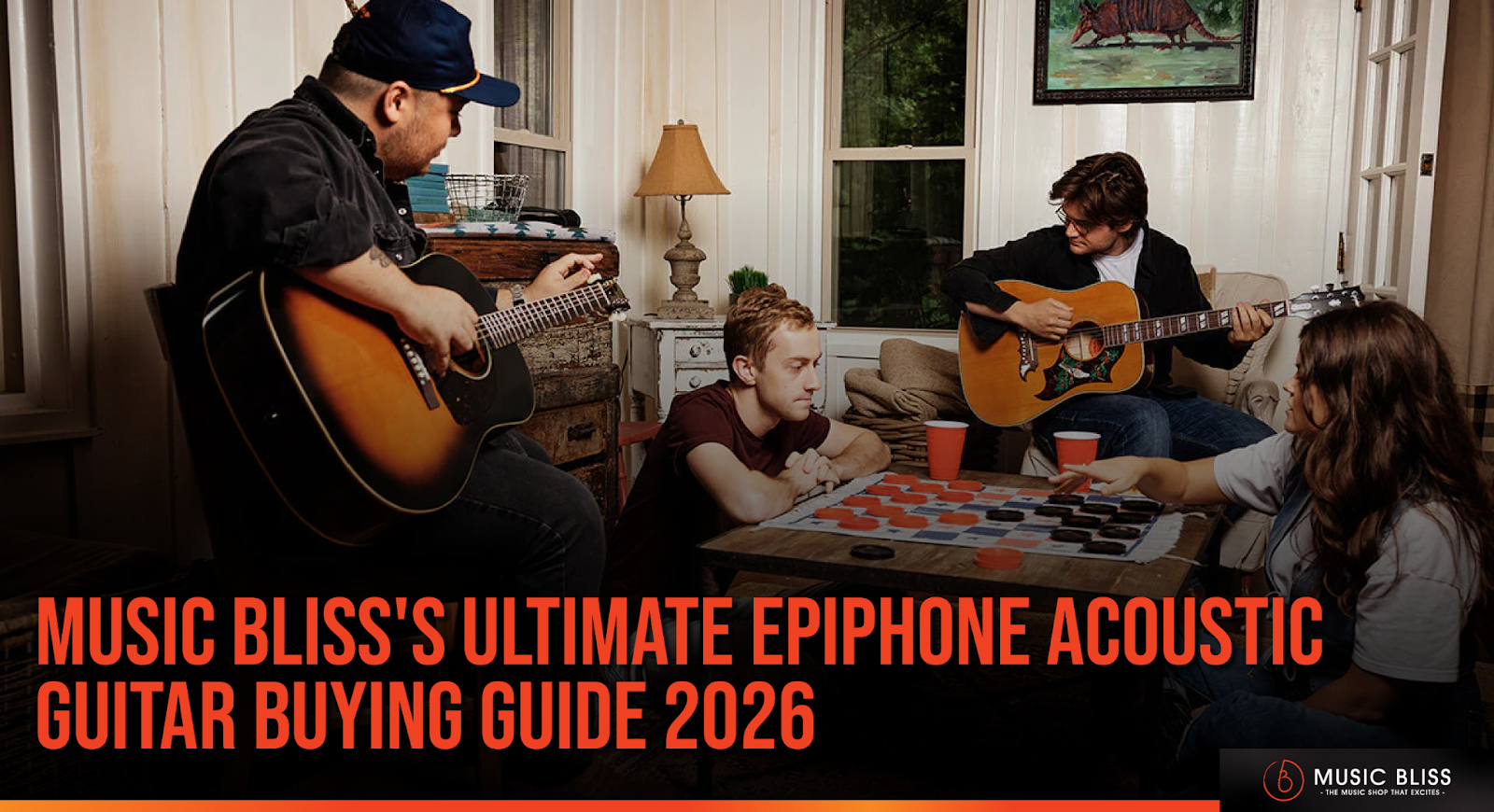 Music Bliss's Ultimate Epiphone Acoustic Guitar Buying Guide 2026