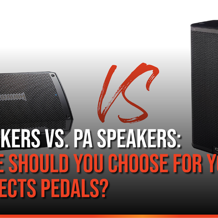 FRFR Speakers vs. PA Speakers: Which One Should You Choose For Your Multi-Effects Pedals?