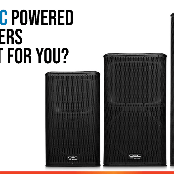 Which QSC Powered PA Speakers Are Truly Right For You ?