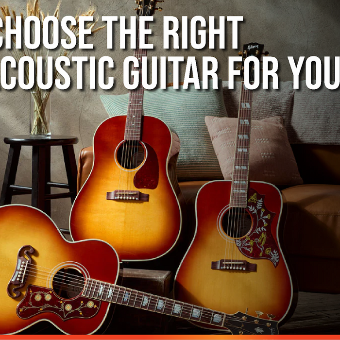 How To Choose The Right Gibson Acoustic Guitar For You
