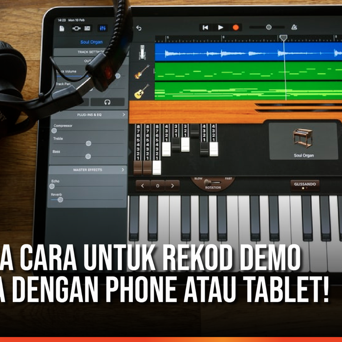 Bagaimana Cara Untuk Rekod Demo Lagu Anda Dengan Phone atau Tablet!