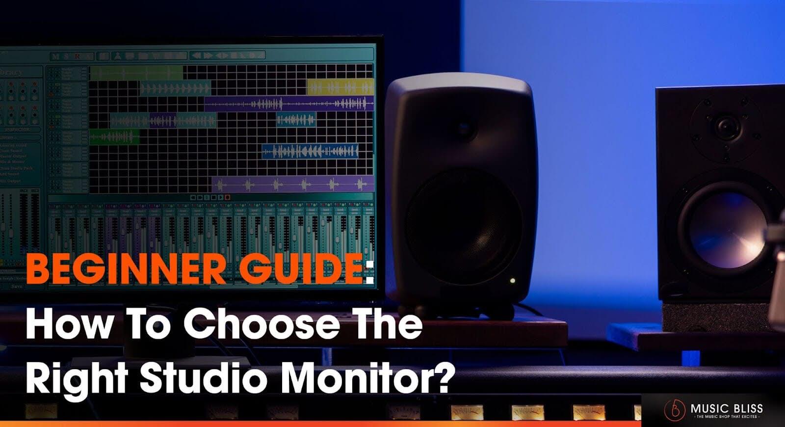 Beginner Guide: How To Choose The Right Studio Monitor?