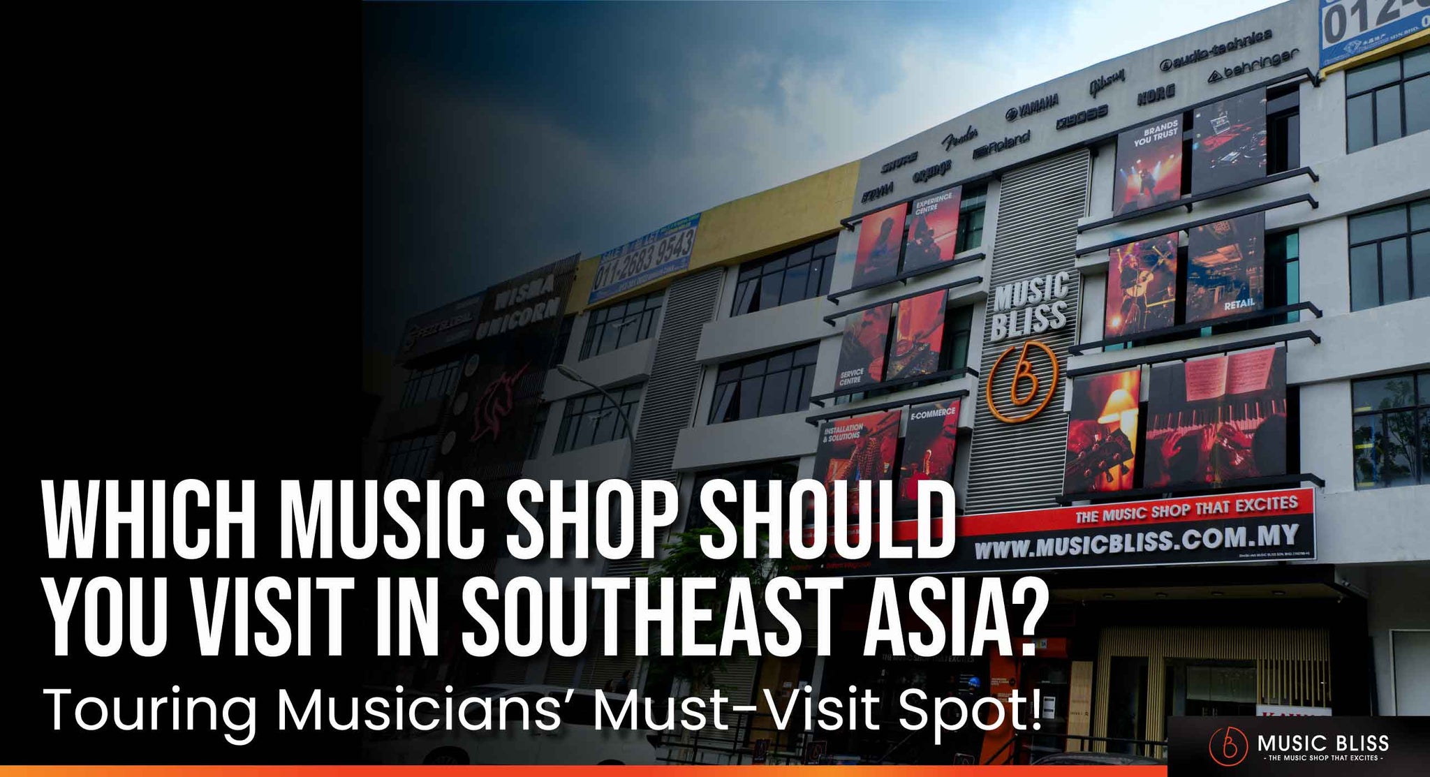 Which Music Shop Should You Visit in Southeast Asia? Touring Musicians’ Must-Visit Spot!