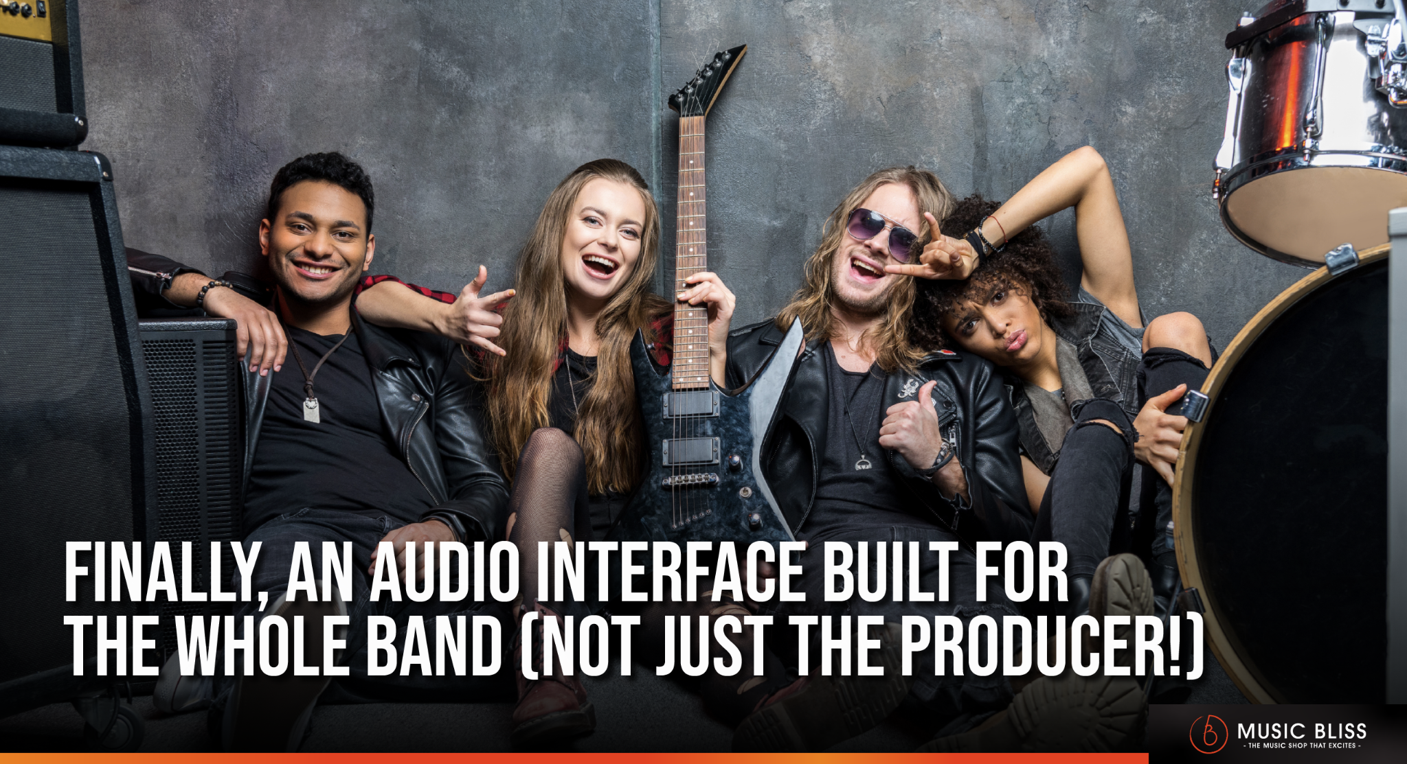 Finally, an Audio Interface Built for the Whole Band (Not Just the Producer!)