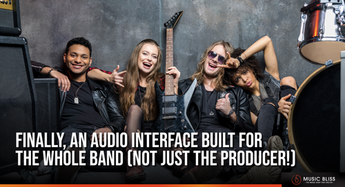 Finally, an Audio Interface Built for the Whole Band (Not Just the Producer!)