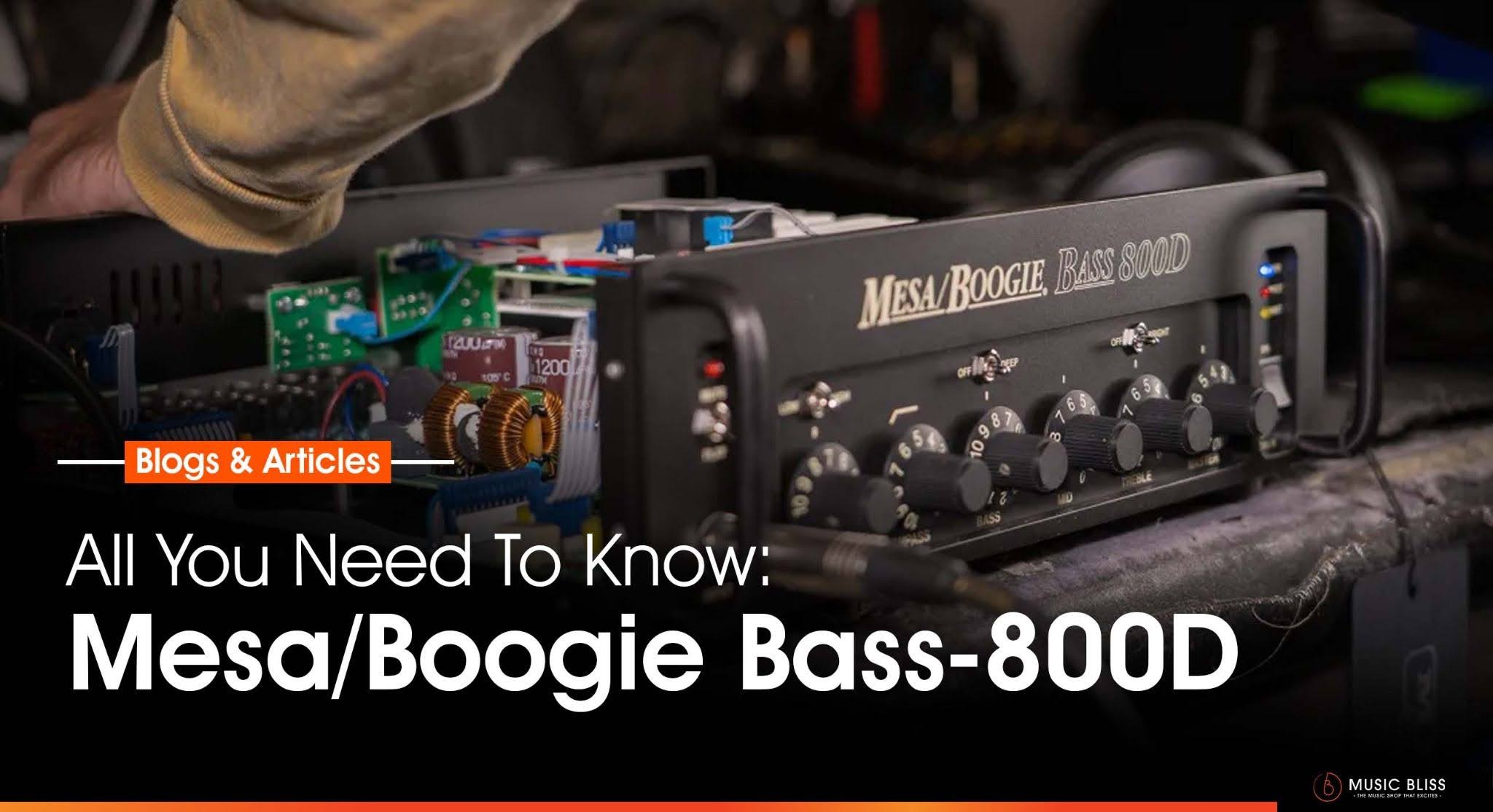 All You Need To Know: Mesa/Boogie Bass-800D