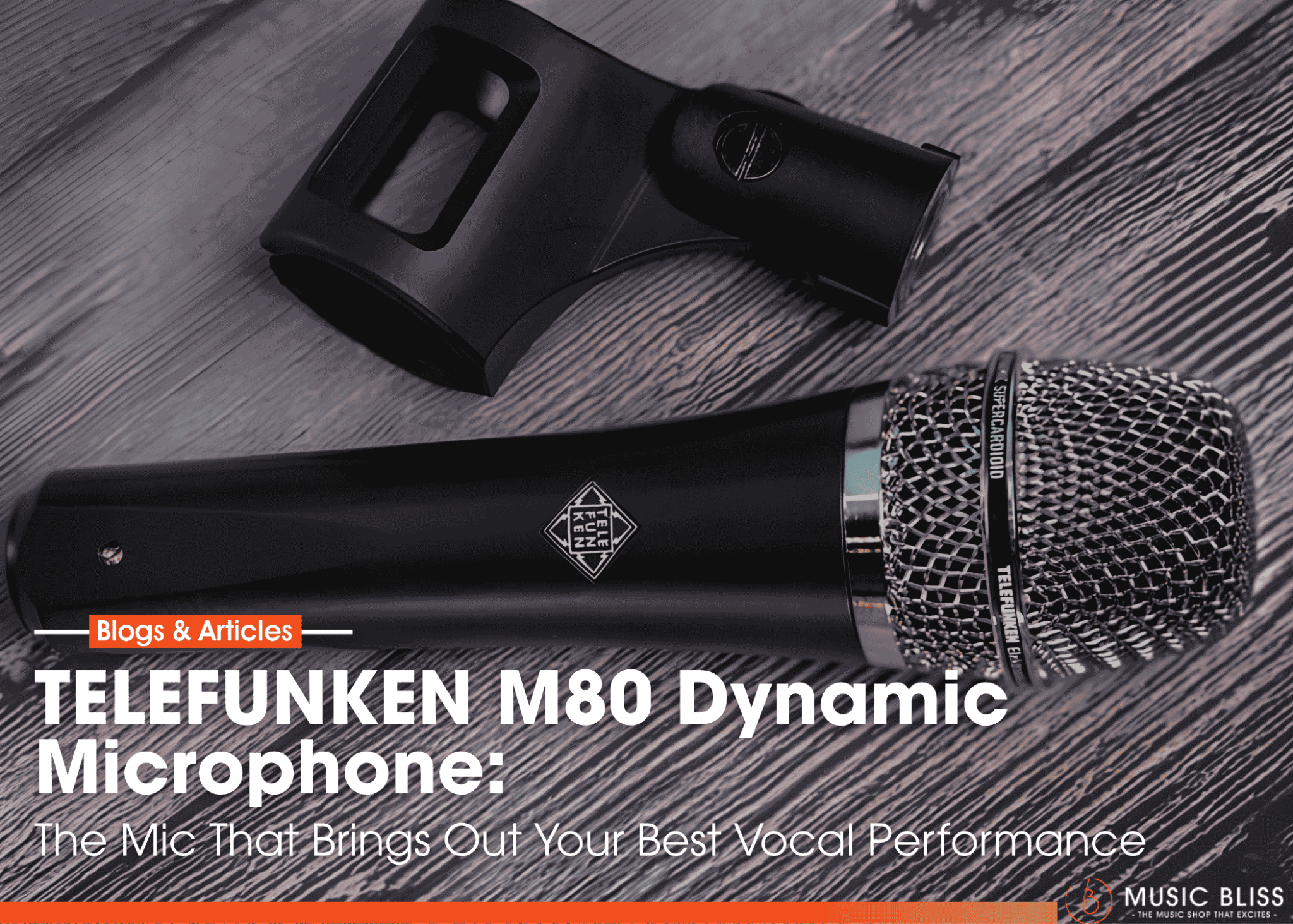 TELEFUNKEN M80 Dynamic Microphone: The Mic That Brings Out Your Best Vocal Performance