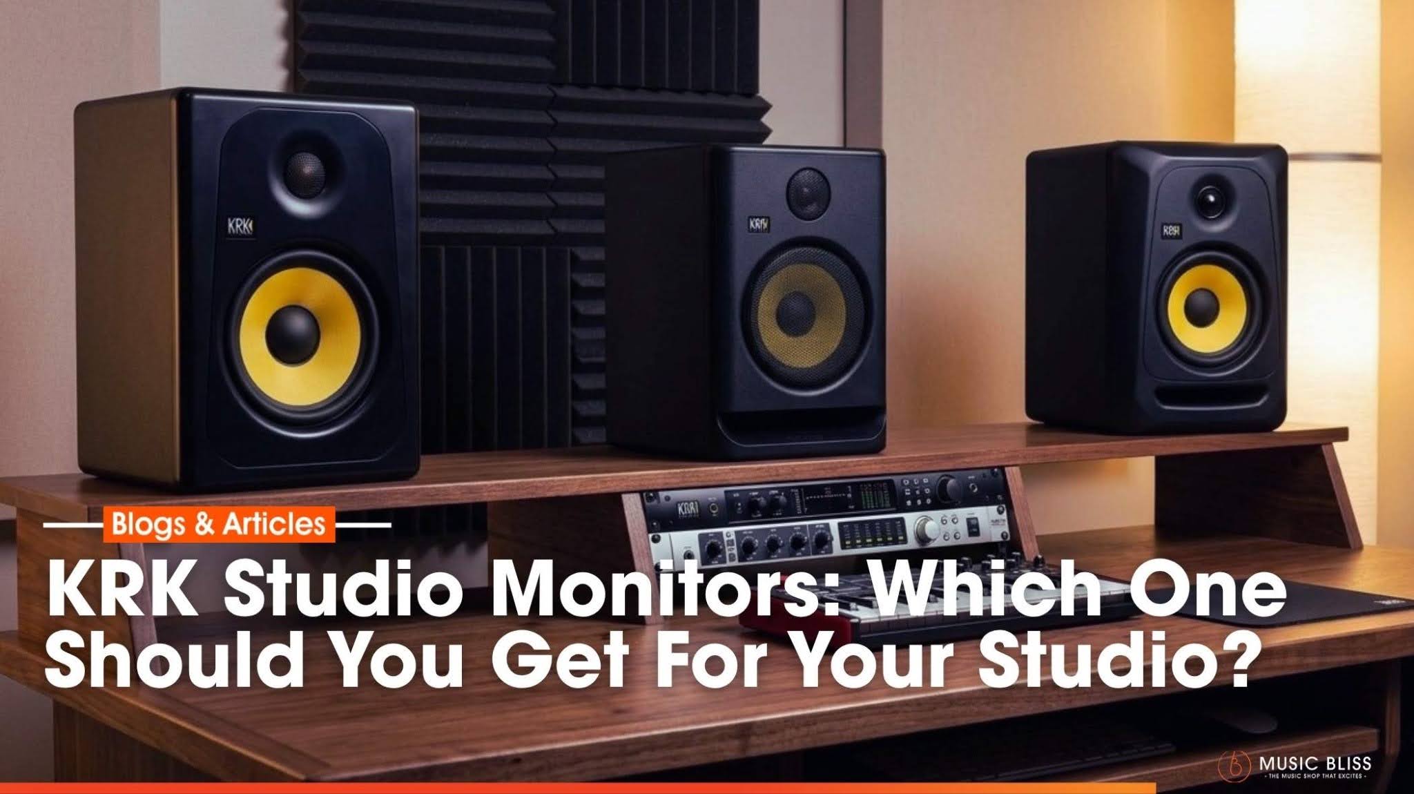 KRK Studio Monitors: Which One Should You Get For Your Studio?