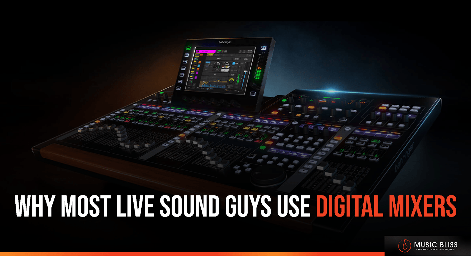 Why Most Live Sound Guys Use Digital Mixers?