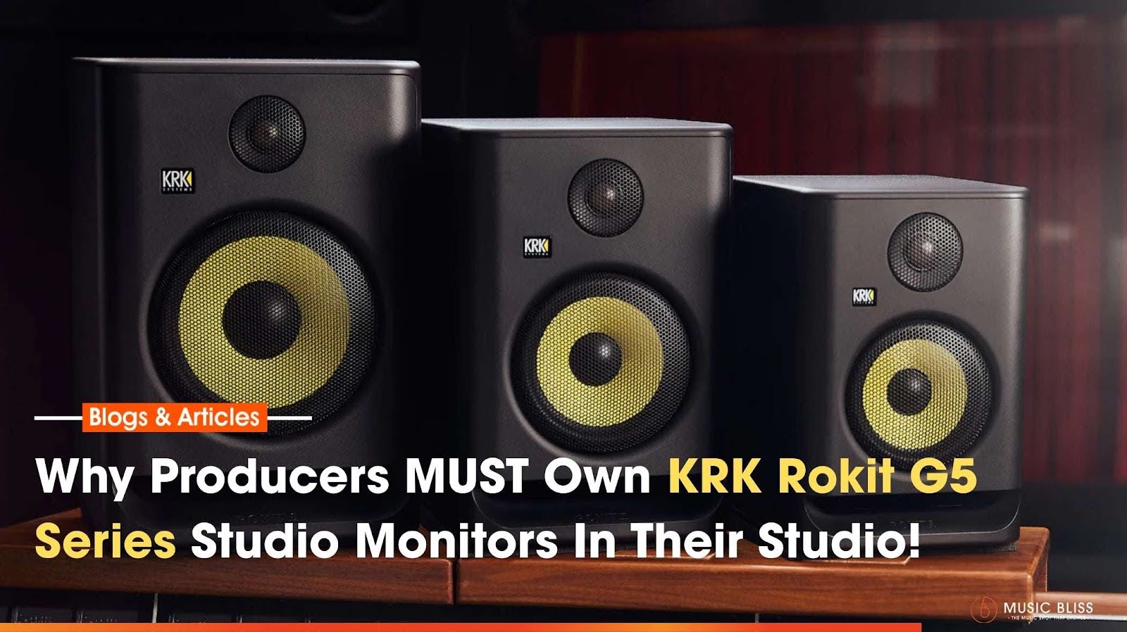 Why Producers MUST Own KRK Rokit G5 Series Studio Monitors In Their Studio!