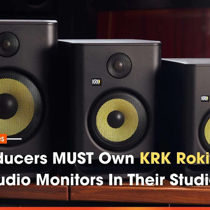 Why Producers MUST Own KRK Rokit G5 Series Studio Monitors In Their Studio!