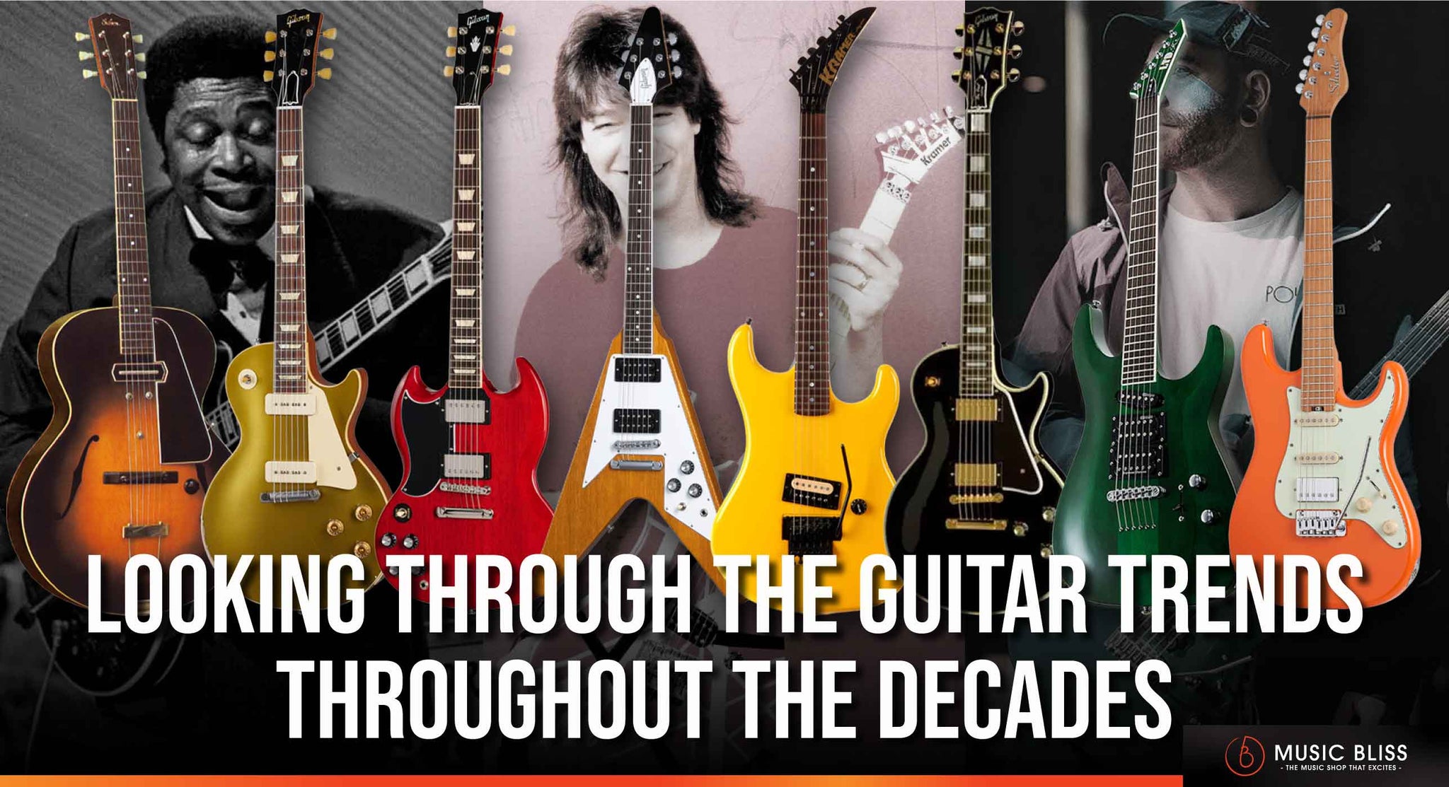 Looking Through The Guitar Trends Throughout The Decades