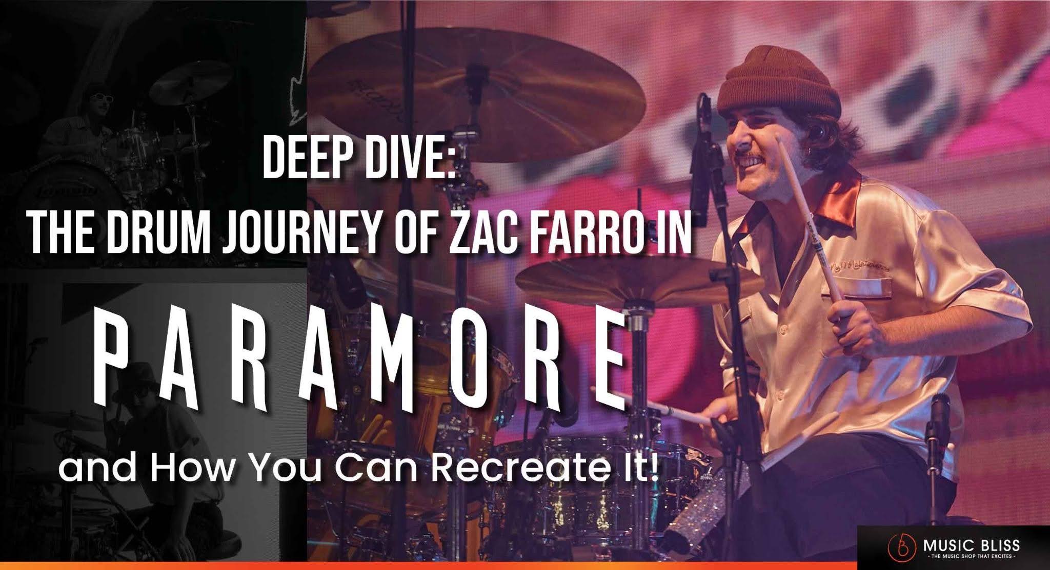 Deep Dive: The Drum Journey of Zac Farro in Paramore and How You Can Recreate It!