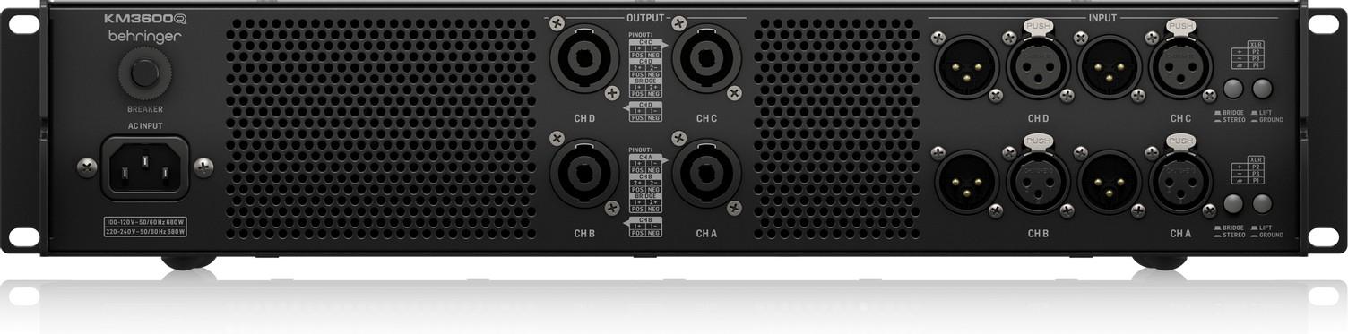 Behringer KM3600Q 4-Channel Amplifier