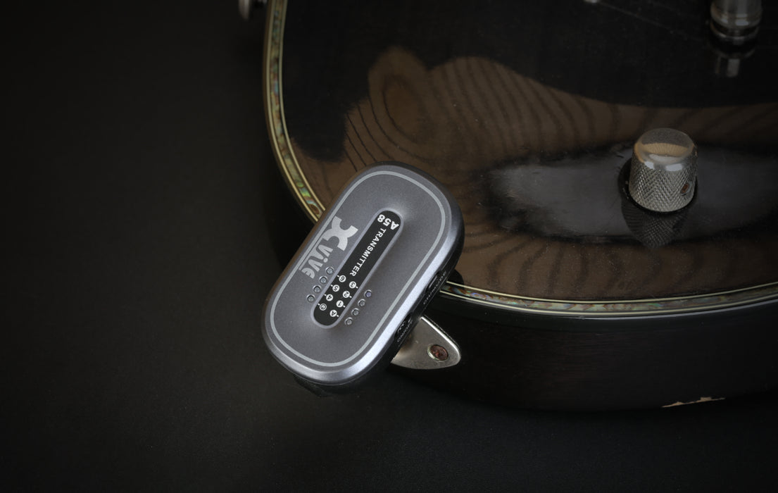 Xvive A58 5.8GHz Guitar Wireless System With 100 Feet Wireless Range [Hard Travel Case Included]