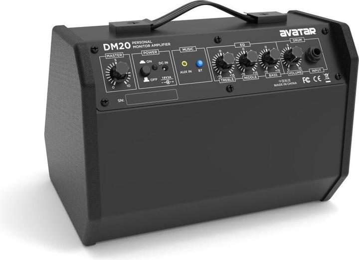 Avatar DM20 20-watts Drum Amplifier with Bluetooth