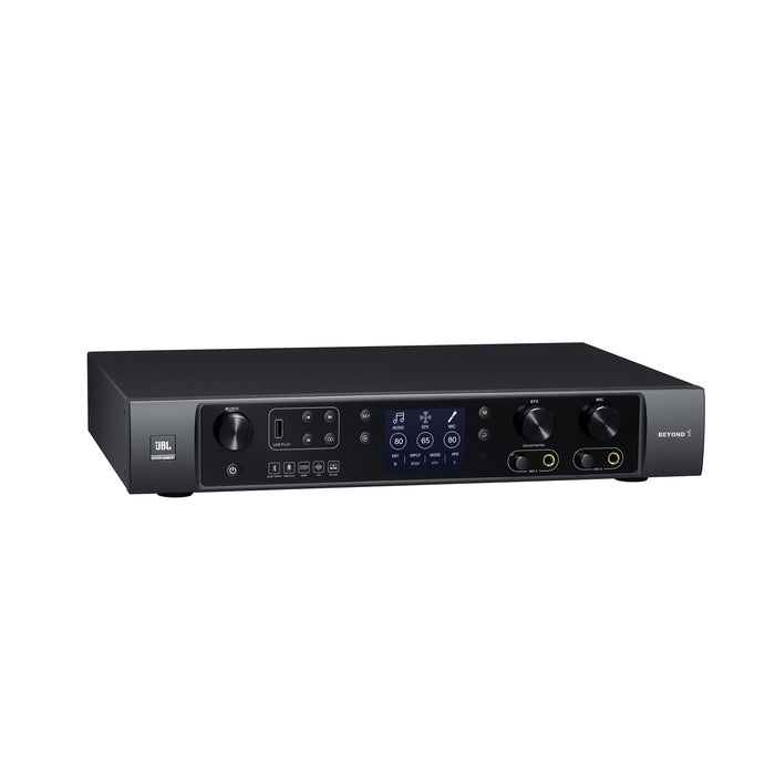 Complete Karaoke System Package with Dual Wireless Microphone System, 10" Passive Speakers, Karaoke Amplifier & 4TB Karaoke Player